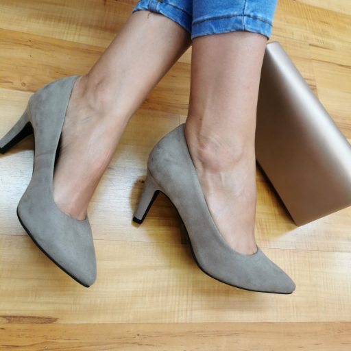S.OLIVER kis sarkas taupe pumps 