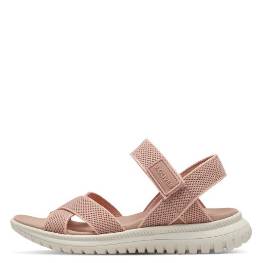 S.OLIVER textil pántos kényelmi rose szandál 