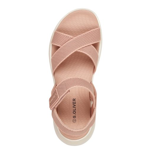 S.OLIVER textil pántos kényelmi rose szandál 