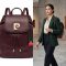 PIERRE CARDIN hátitáska burgundi 
