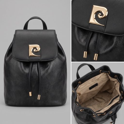 PIERRE CARDIN hátitáska fekete 