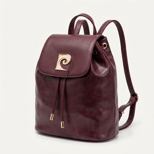 PIERRE CARDIN hátitáska burgundi 