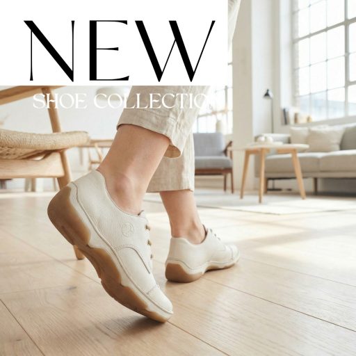 RIEKER fűzős cream kényelmi sneaker 