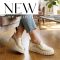 WEI platform talpas arany slip-on 