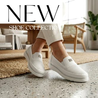 WEI fehér lyukacsos slip-on