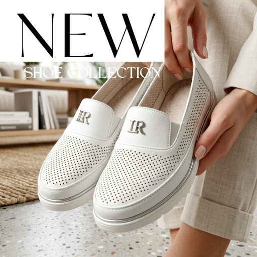 WEI fehér lyukacsos slip-on