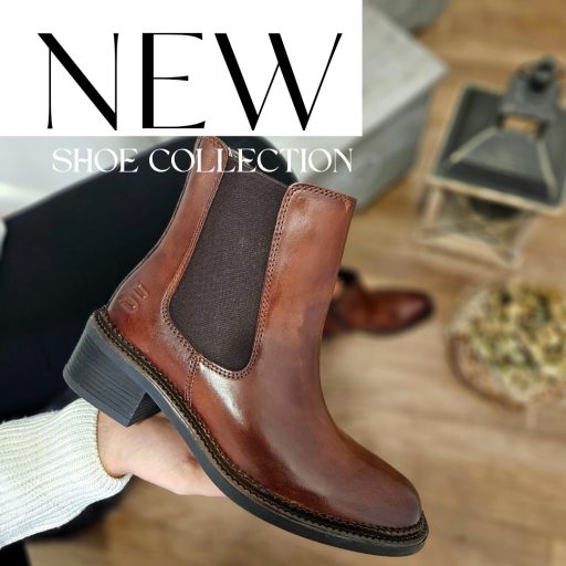 BAGATT BY BUGATTI kis sarkas cognac bőr chelsea