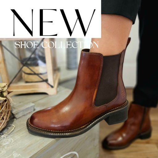 BAGATT BY BUGATTI kis sarkas cognac bőr chelsea