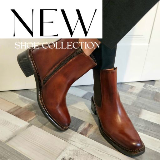 BAGATT BY BUGATTI kis sarkas cognac bőr chelsea