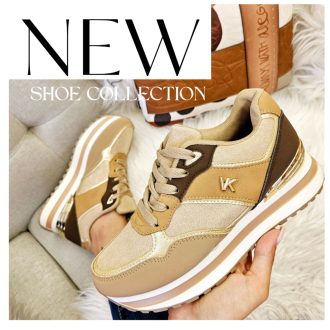 WEI emelt talpú camel sneaker 