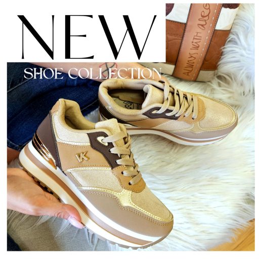WEI emelt talpú camel sneaker 