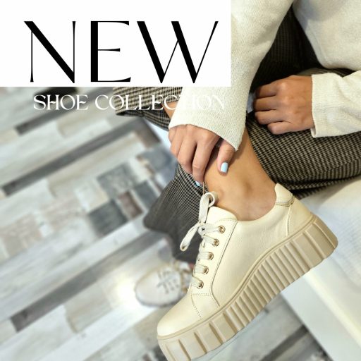 WEI emelt platform talpas bézs sneaker 
