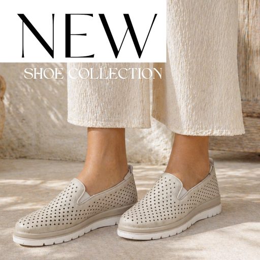 WEI enyhén emelt talpú pille könnyű lyukacsos bézs slip-on