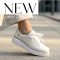 WEI emelt platform talpas gyöngyházfényű sneaker 