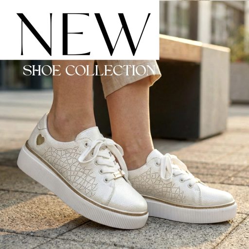 WEI emelt platform talpas gyöngyházfényű sneaker 