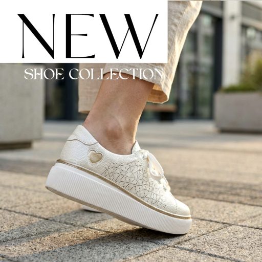 WEI emelt platform talpas gyöngyházfényű sneaker 