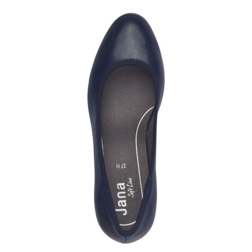 JANA kis sarkas sötétkék pumps 