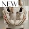 JANA SOFTLINE TEX emelt talpú bézs-barna sneaker