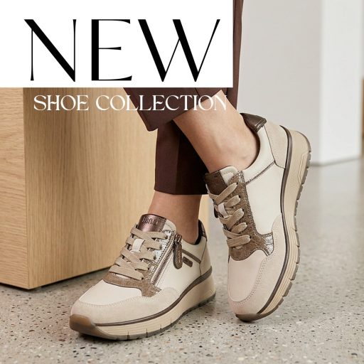 JANA SOFTLINE TEX emelt talpú bézs-barna sneaker