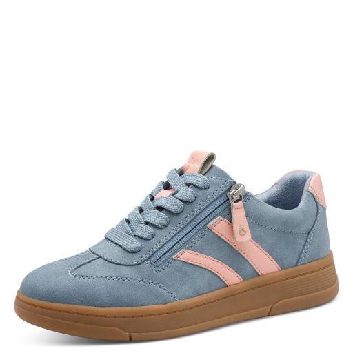 JANA SOFTLINE platform talpas trendi kék-barack sneaker 