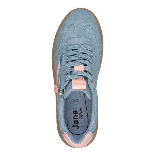 JANA SOFTLINE platform talpas trendi kék-barack sneaker 