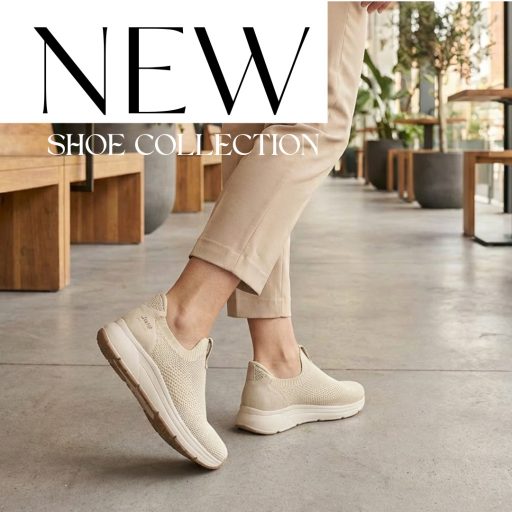 JANA SOFTLINE STEP IN platform talpas bézs-arany kényelmi félcipő