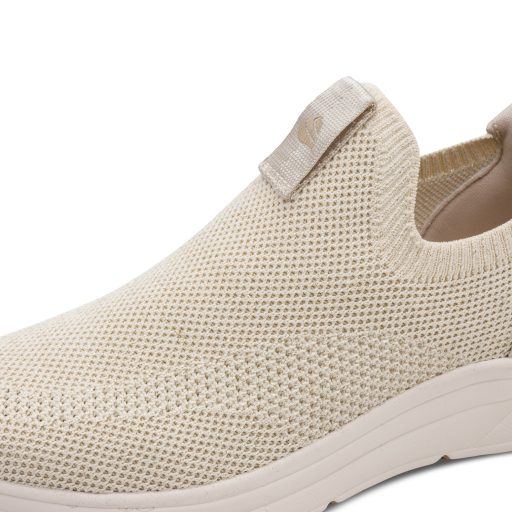 JANA SOFTLINE STEP IN platform talpas bézs-arany kényelmi félcipő