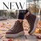 JANA SOFTLINE vastag platform talpas mocca bakancs 