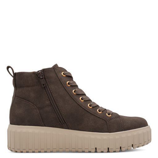 JANA SOFTLINE vastag platform talpas mocca bakancs 
