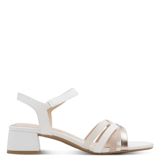 JANA SOFTLINE kis sarkas fehér-rose csini szandál 
