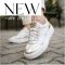 VIA ROMA platform talpas arany koptatott sneaker 