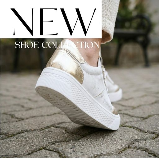 VIA ROMA platform talpas arany koptatott sneaker 