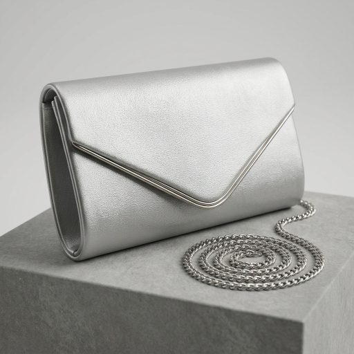 Alkalmi táska ezüst 