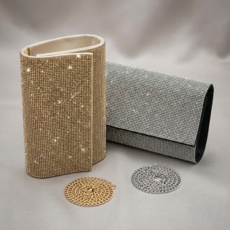 Alkalmi táska strasszköves