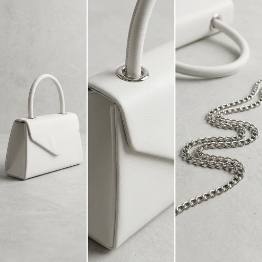 Alkalmi táska fehér