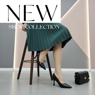 FRANCESCO MILANO PREMIUM meseszép fekete pumps