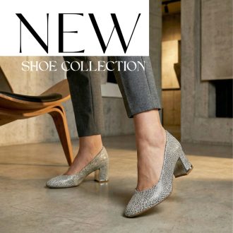 PULSO meseszép mintás ezüst pumps 