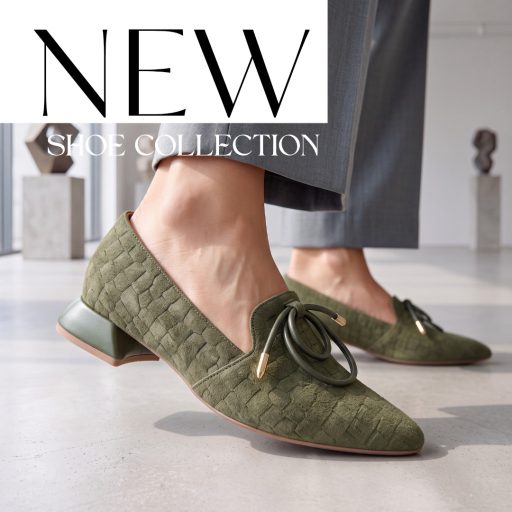 TUTTO BENE SCARPE extravagáns croco mintás olive félcipő 