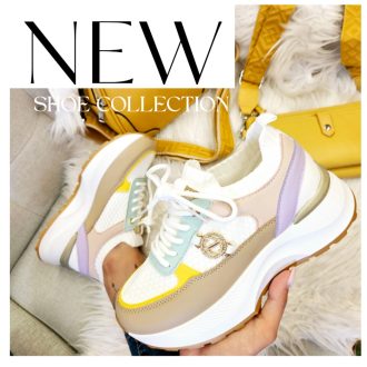SMILE platform talpas multicolor sneaker 
