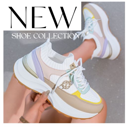SMILE platform talpas multicolor sneaker 