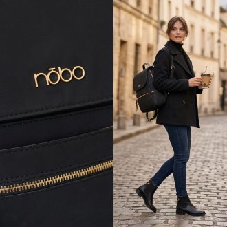 NOBO hátitáska fekete 