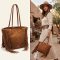 NOBO válltáska rojtos light brown 