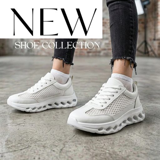 Sea vagány fehér kényelmi sneaker 