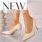 YOL kis sarkas bézs pumps 