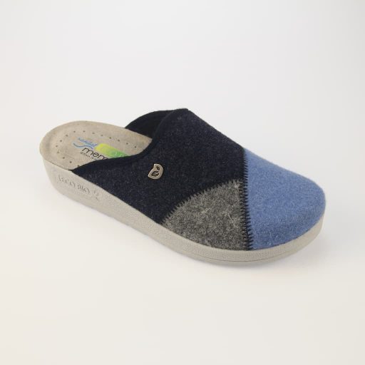 ECO BIO kényelmi kék melegpapucs 