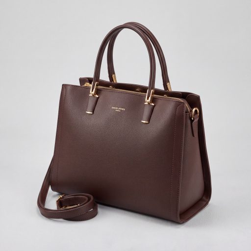DAVID JONES kézi,- váll,- és oldaltáska elegáns hot chocolate 