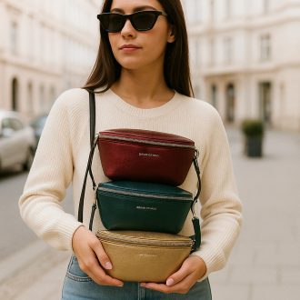 DAVID JONES oldaltáska metál