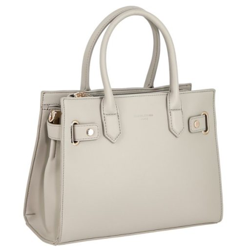 DAVID JONES kézi,- és oldaltáska elegáns taupe 