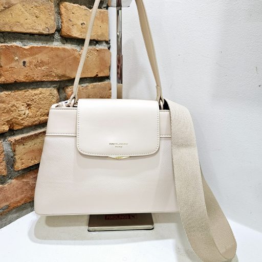 DAVID JONES kézi,- váll,- és oldaltáska csini púder 