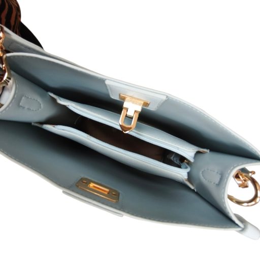 DAVID JONES váll,- és oldaltáska világoskék 